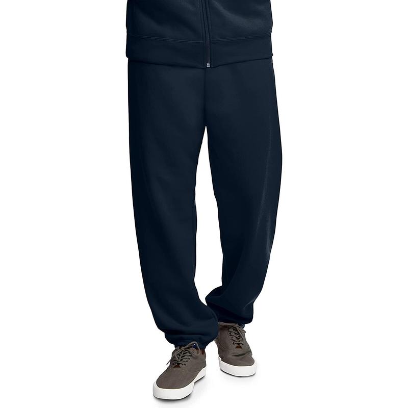 Fruit Of The Loom Mens Eversoft Fleece Elastic Bottom Sweatpants