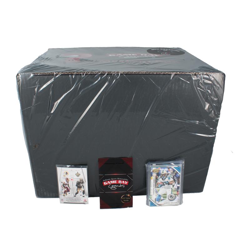 1 giveaway item piece of football memorabilia.