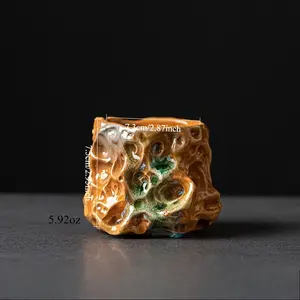 Ceramic Kiln Coffee Mug, Aesthetically Pleasing Creative Handmade Cup, Vintage Casual Home Use Rustic Pottery Tea Water Cup