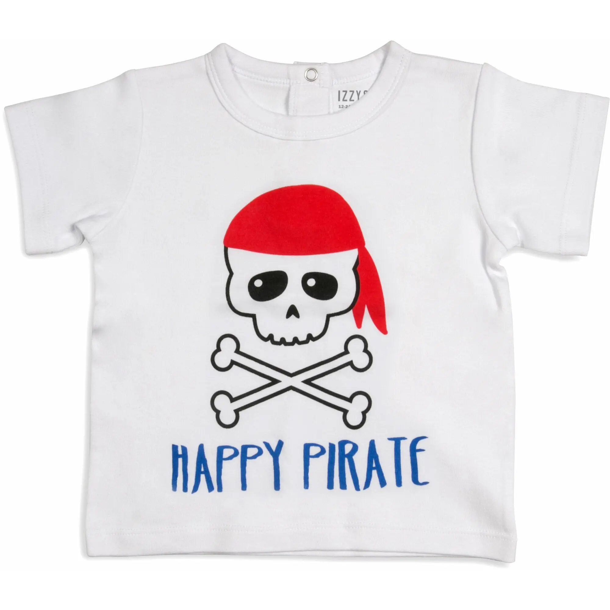 Happy Pirate 12-24 Months White T-Shirt