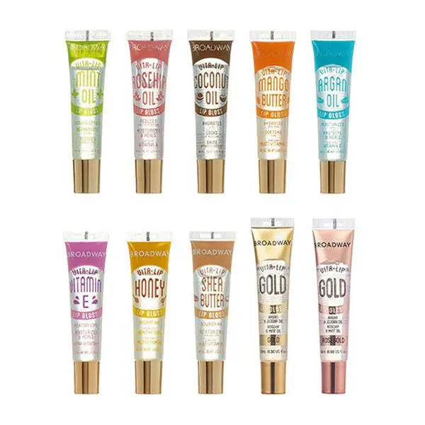 Ruby Kisses Broadway Vita-Lip Lip Gloss Set (10pcs)