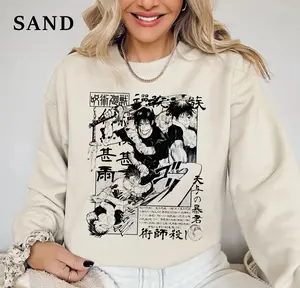 Jujutsu Kaisen Manga Toji Fushiguro HOODIE, Anime Streetwear,Otaku Gift, Anime Lover Gift