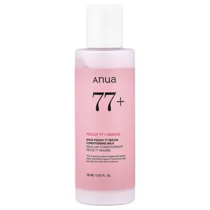 Anua Peach 77 Niacin Conditioning Milk, 5.07 fl oz (150 ml)