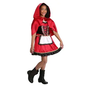 Girl's Little Miss Red Riding Hood Costume Dress