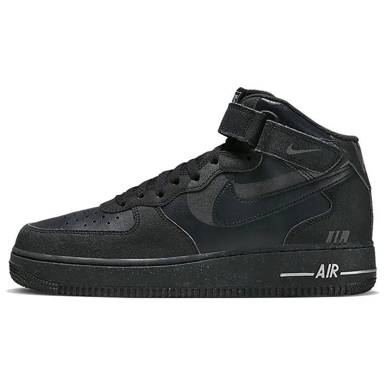 Nike Air Force 1 Mid 07 Halloween Midnight' Skate Shoes Men's Black DQ7666-001