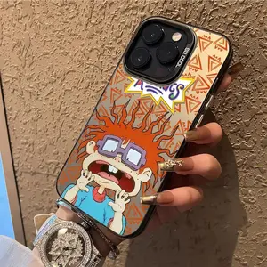 A cute and playful "Rugrats" themed phone case—featuring a full-coverage, shockproof design—compatible with the iPhone 17, 16, 15, 14, 13, 12, 11, X, XS, and XS Max series. A thoughtful gift for friends, family, or yourself.