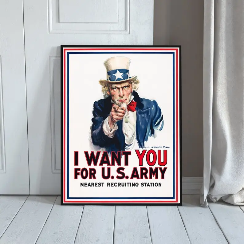 Army Poster, I Want You, Patriotism, Us Army, Military, I Want You Poster, Recruiting, Military Recruiting, I Want You For The Army