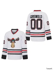 Men's Griswold#00 Vacation Movie Hockey Jersey Embroidery For Party