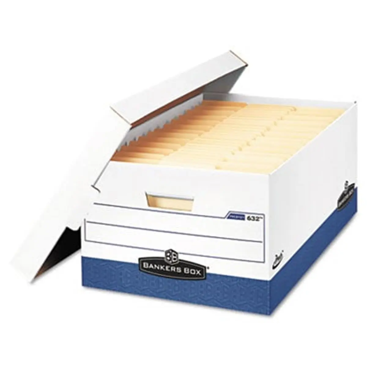 Bankers Box Presto Maximum Strength Hand-Use Legal Storage Box, 15x24x10in, 24in Legal Size, 12 per Carton