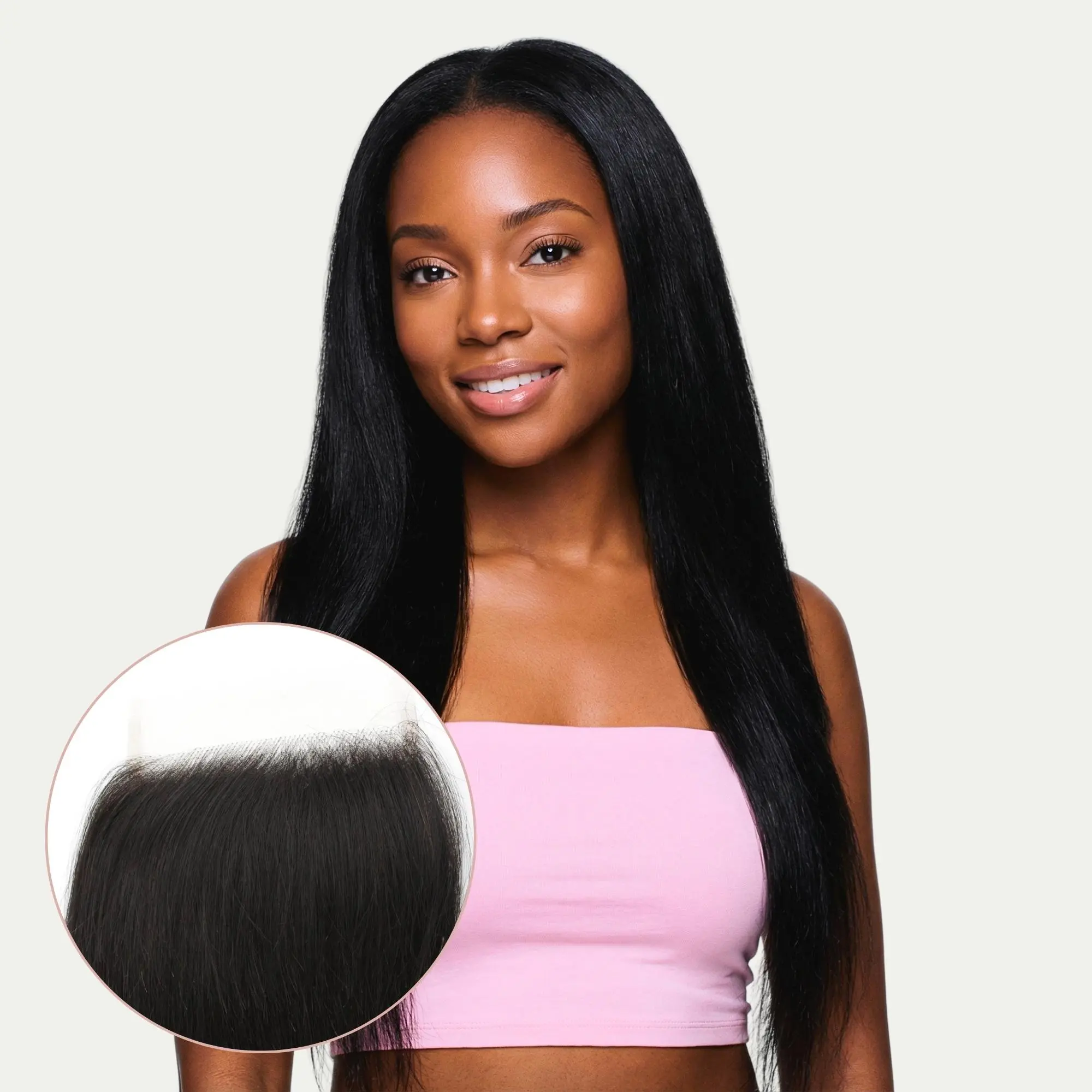 Straight 4x4 HD Lace 100% Human Hair Closure - Flawless Melt Sleek Perfection Ultra Thin HD Lace Blend Effortlessly Into Any Skin Tone