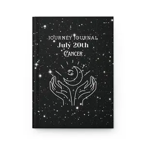 Astrology Journey Journal, Cancer Zodiac Gift, Birthday Planner, Celestial Notebook, Cosmic Diary, Horoscope Journal