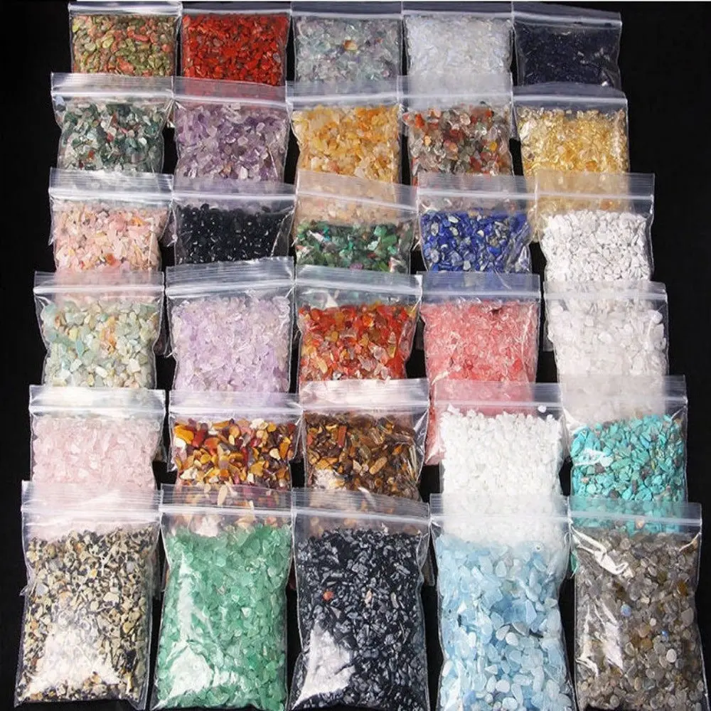 Genuine Gemstone Chips Bulk Mini Natural Healing Tumbled Stones