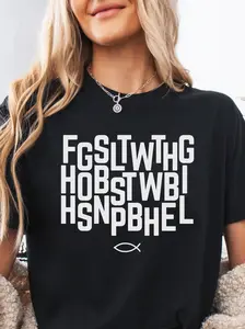 John 3 16 Acronym Shirt For God So Loved The World Tee Modern Bible Verse Tshirt Minimalist Gospel Graphic Christian Witness Top Faith Shirt