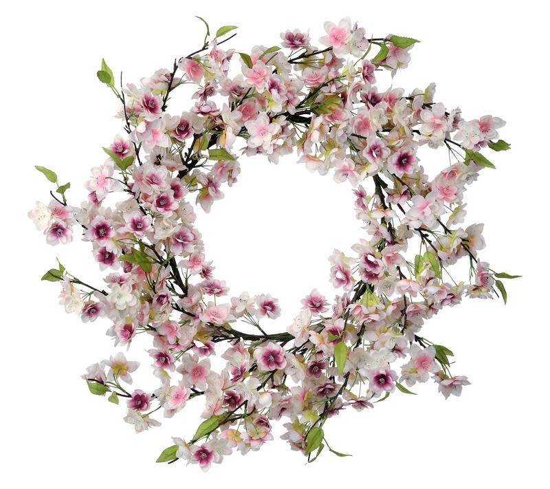 24" Cherry Blossom Wreath