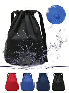 Large Waterproof Drawstring Backpack, Outdoor Sports Bag, Outdoor Fitness Bag, Wet/dry Separation, Lightweight, Quick-Dry, Large Capacity, Ideal for Hiking & Sports, Outdoor Adventure, Multifunctional Sports Bag