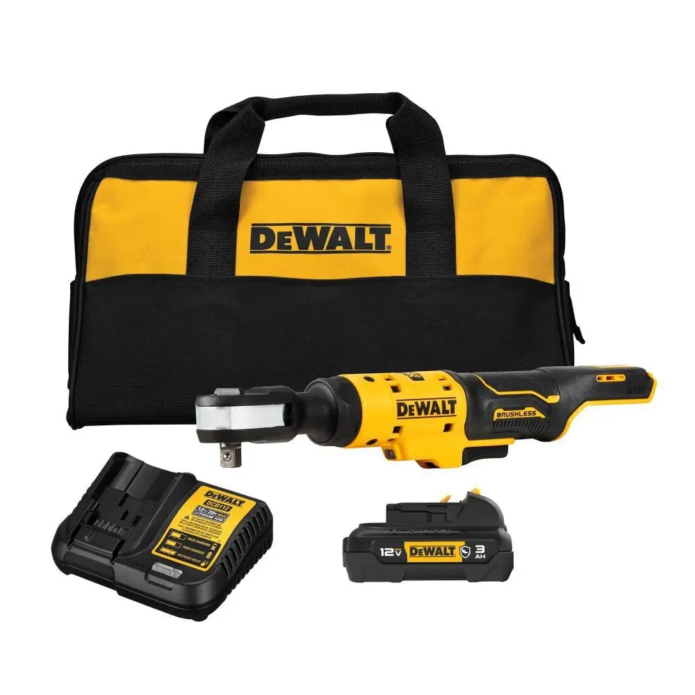 Dewalt Tools  12V Xtreme Max Brushless Cordless 0.38 in. Compact Ratchet Tool Kit