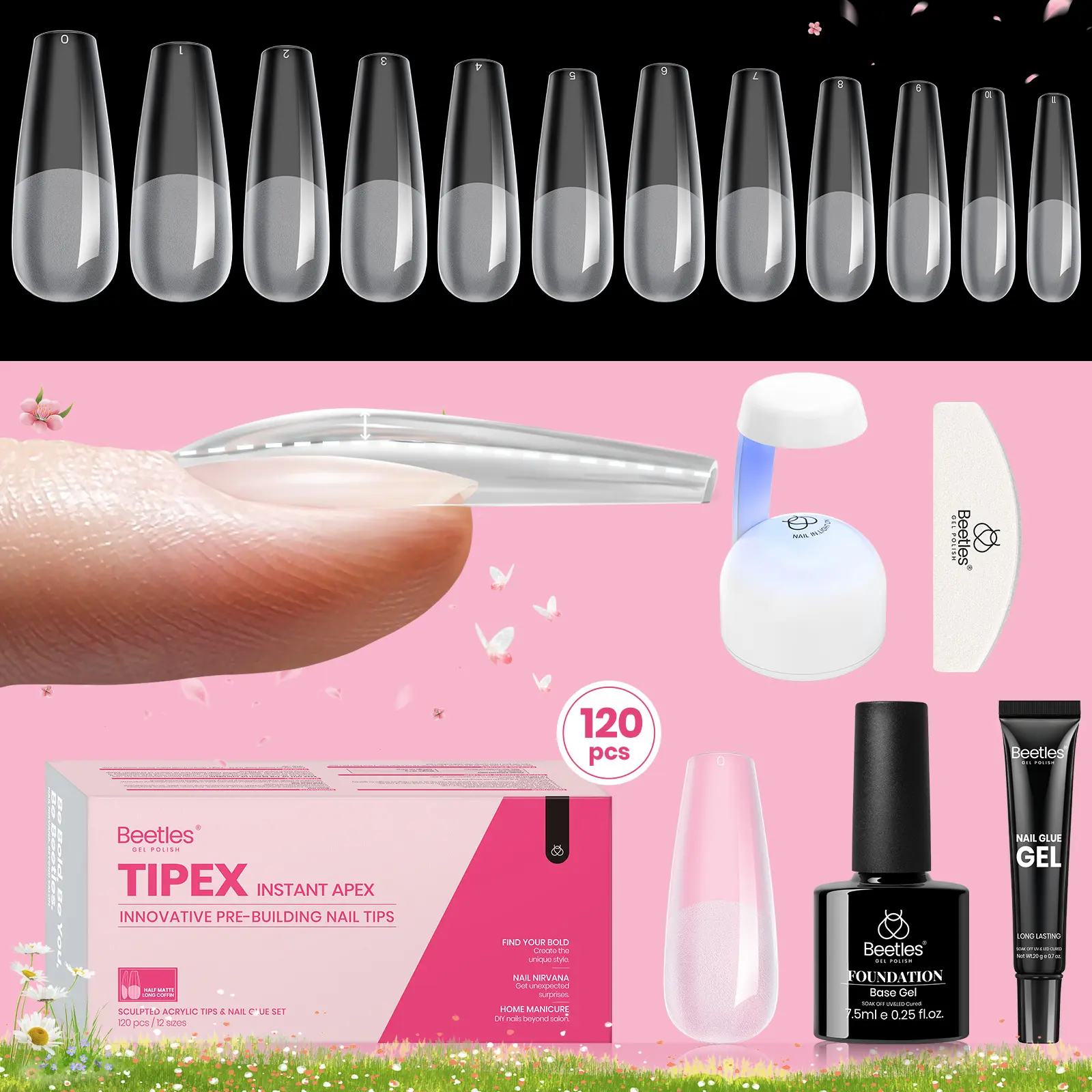 Long Coffin 12Sizes 120Pcs(Kit)