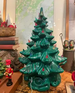 Vintage Ceramic Christmas Tree With Music