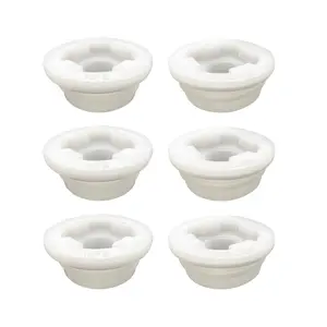 2" Combo with Gasket for 55 Gallon Plastic Drum - 6pc (3 each size thread) MADE IN USA