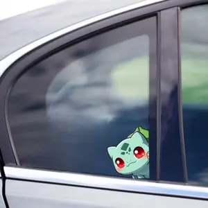 Bulbasaur Decal - Anime Vinyl Decal, Peeker Sticker Decal for Car Laptop Decal Sticker - Anime Decal Sticker, Gift for Game lovers