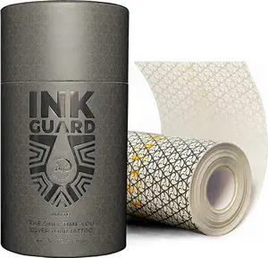 Ink Guard Tattoo Aftercare Bandage - Matte Waterproof Adhesive Film, Transparent Protective Tattoo Cover, Heal Tattoos or Minor Skin Wounds - 6"x11yd (15cm x 10m)