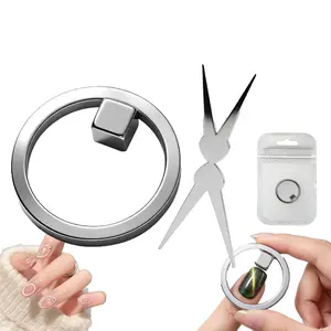 Ring-Shaped Cat-Eye Magnets - Ring Magnet For Nails, Hollow Design Cat Eye Magnet, Magnet for CatEye Gel Polish forHome DIY, Beginners