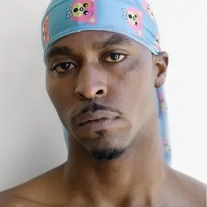 CIRCUS BEAR BABY BLUE SILKY UNISEX DURAG!