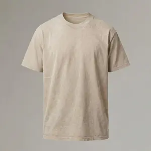 (New) Vintage Washed Oversized Tee - Beige