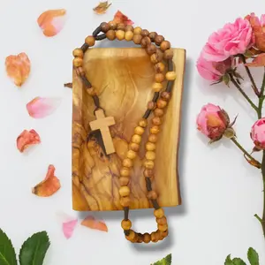 Olive Wood Rosary from the Holy Land