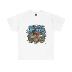 Streets Kinda Stizzy Portrait Tee | Wings Shield Graffiti Emblem T-Shirt
