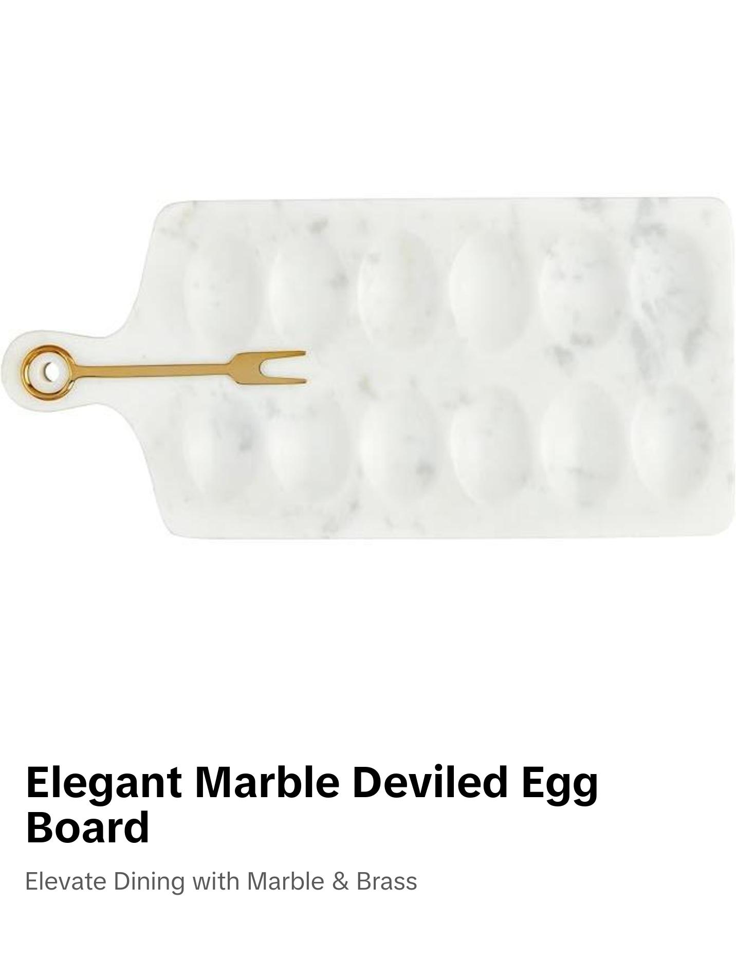Marble Deviled Egg Board