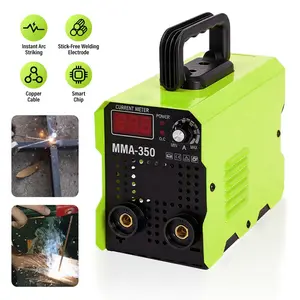 110V Portable Stick Welder IGBT Inverter Welding Machine with LCD Display Auto Current Match Beginner Friendly with Electrodes Gloves and Mask