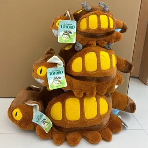 My Neighbor Totoro Cat Bus Plush Toy Soft Stuffed Anime Studio Ghibli Catbus Doll for Fans