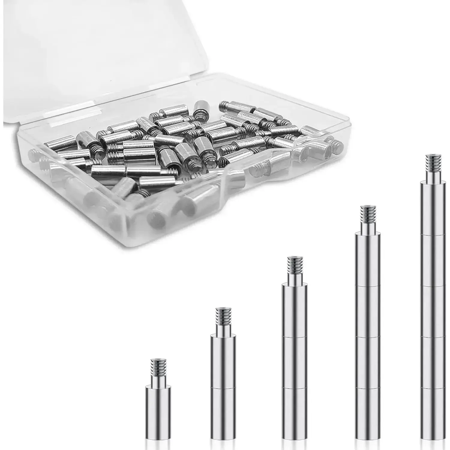 40 PCS Scrapbook Extension Posts & Screws, Rust-Proof Binder Accessories with Practical Design, Secure & Reliable for Binding Books, Prevent Pages from Falling, Easy Assembly Album Refill, Corrosion-Proof