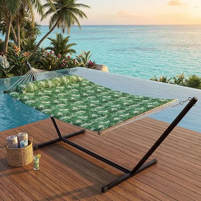 Green With Leaves Pattern