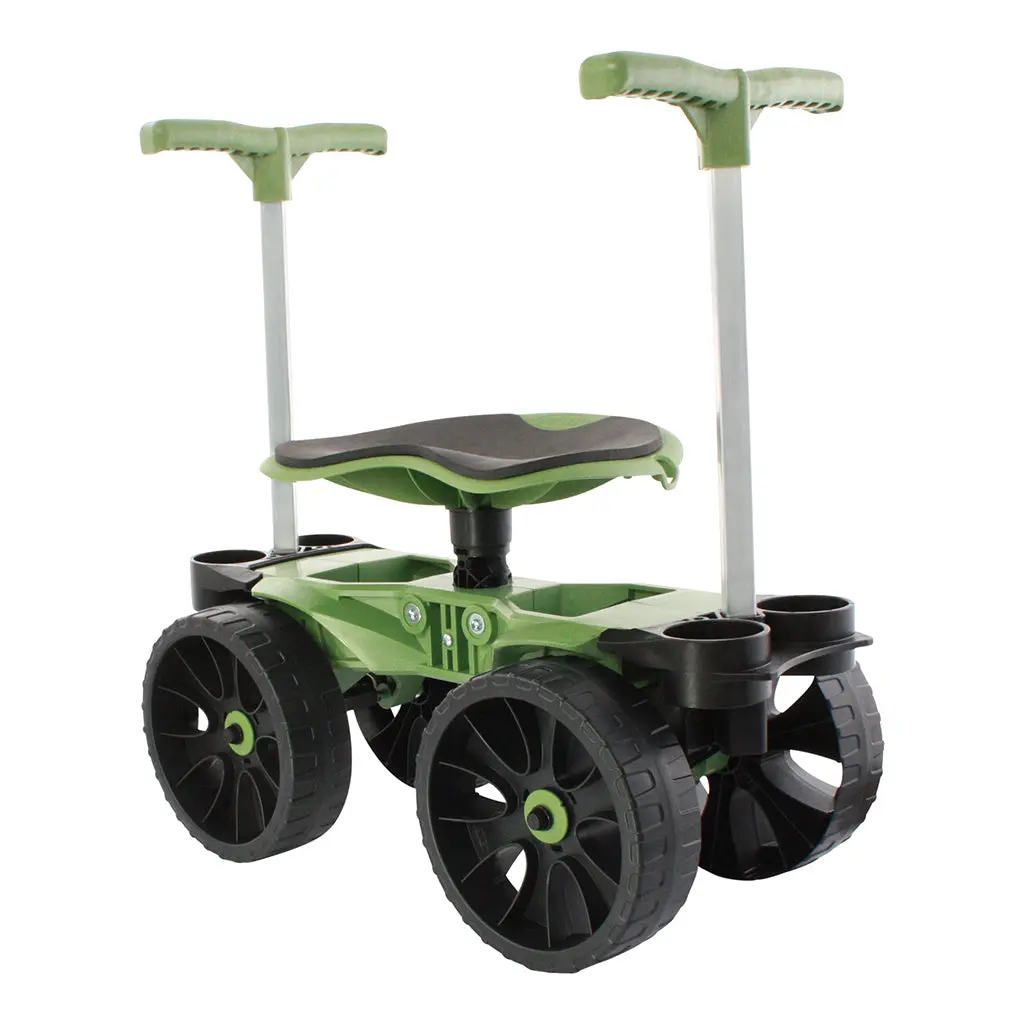 Wheelie™ Easy-Up™ & Tush Pad – Rolling Garden Stool with Wheels for Seniors