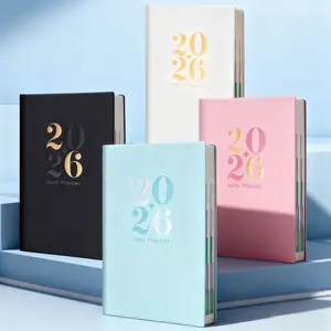 365 Day A5 Daily Planner Notebook, Spanish Language Inner Pages, Monthly Tabs, To-Do Lists, Goal Setting, Weekly & Monthly Organizer