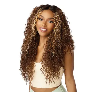 Sensationnel HD Lace Parting Wig Glamzy Glueless Wide V-Part Zinnia