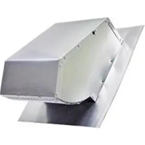 Lambro Industries Roofcap W/Damper Aluminum 7In 116