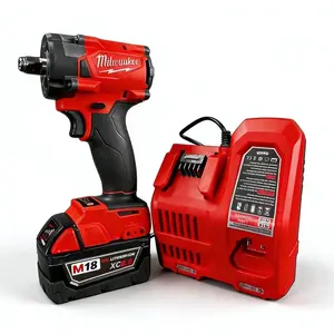 Milwaukee FIW212 M18 1/2″ Drive Impact Wrench for Heavy Duty Automotive Repair & Mechanical Tasks, Designed for Tight Spaces and Fastener Removal, Featuring a Compact Build with High Torque Output for Professional Use