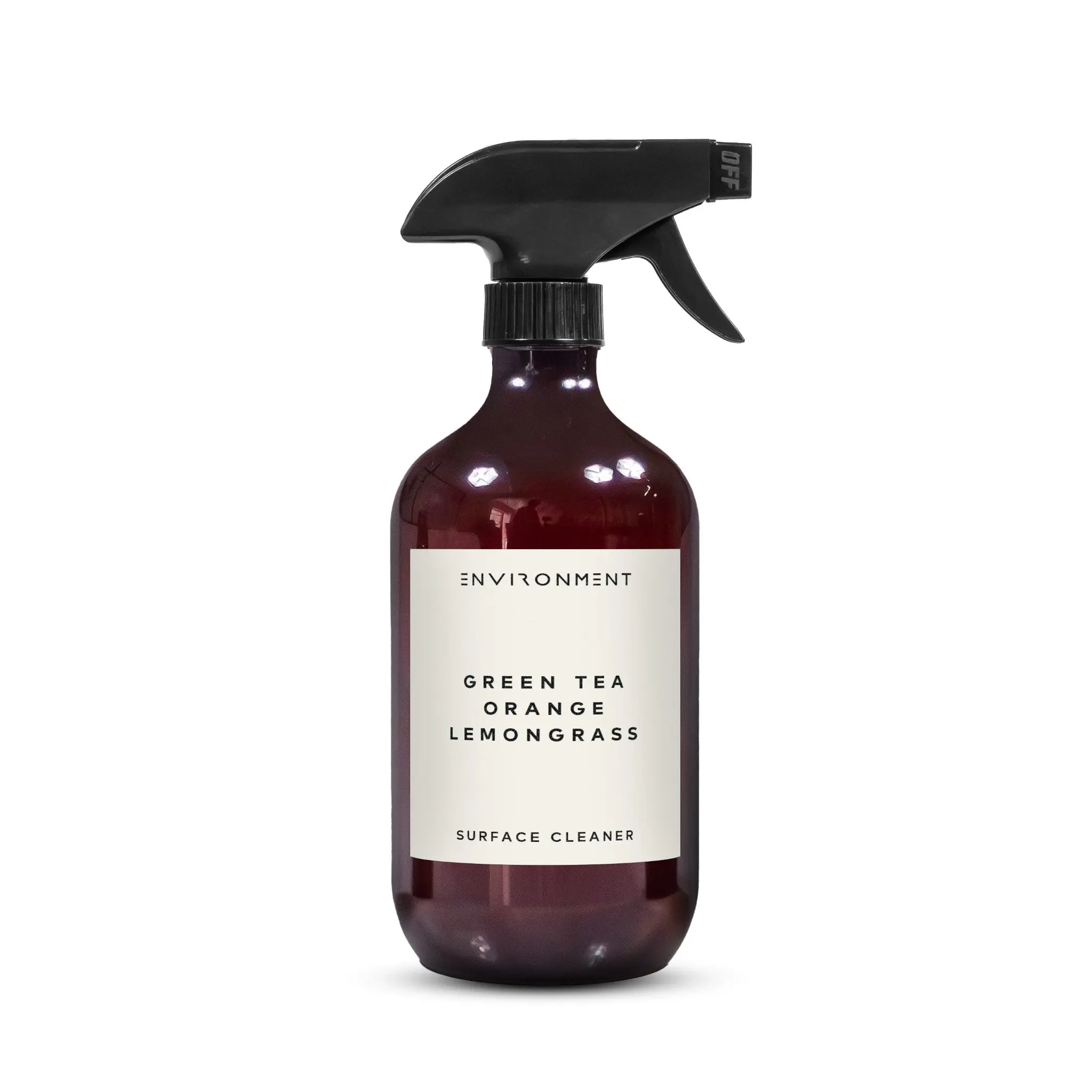 DBCH Luxury Surface Spray Cleaner, 16oz 5-Star Hotel-Inspired Low Toxic Ready-to-Use All-Purpose Cleaning Solution with Essential Oil Fragrance (Green Tea|Orange|Lemongrass) - Vegan, Cruelty-Free, Eco-Friendly, Biodegradable Minimalist Home Essential