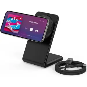 Z-CGC5   Charger - iPhone Charger Stand, Fast Magnetic Wireless Charger for iPhone 16/15/14/13/12 Series - Black