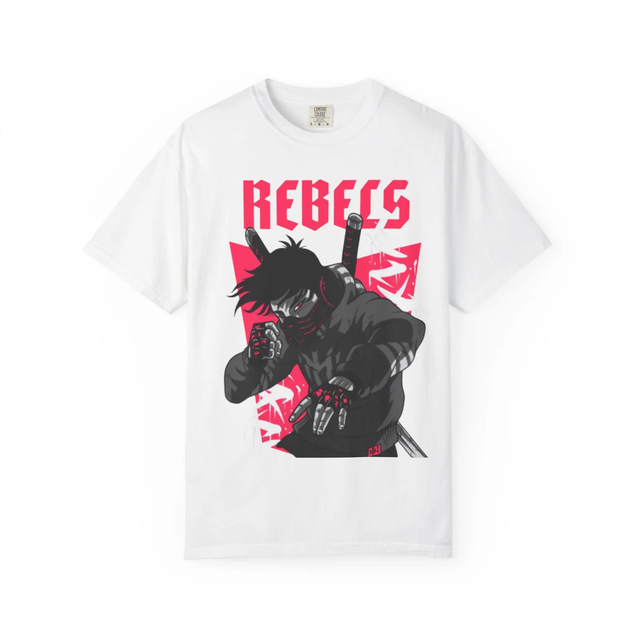 Rebels Punk Fighter T-shirt | Graphic Anime Streetwear