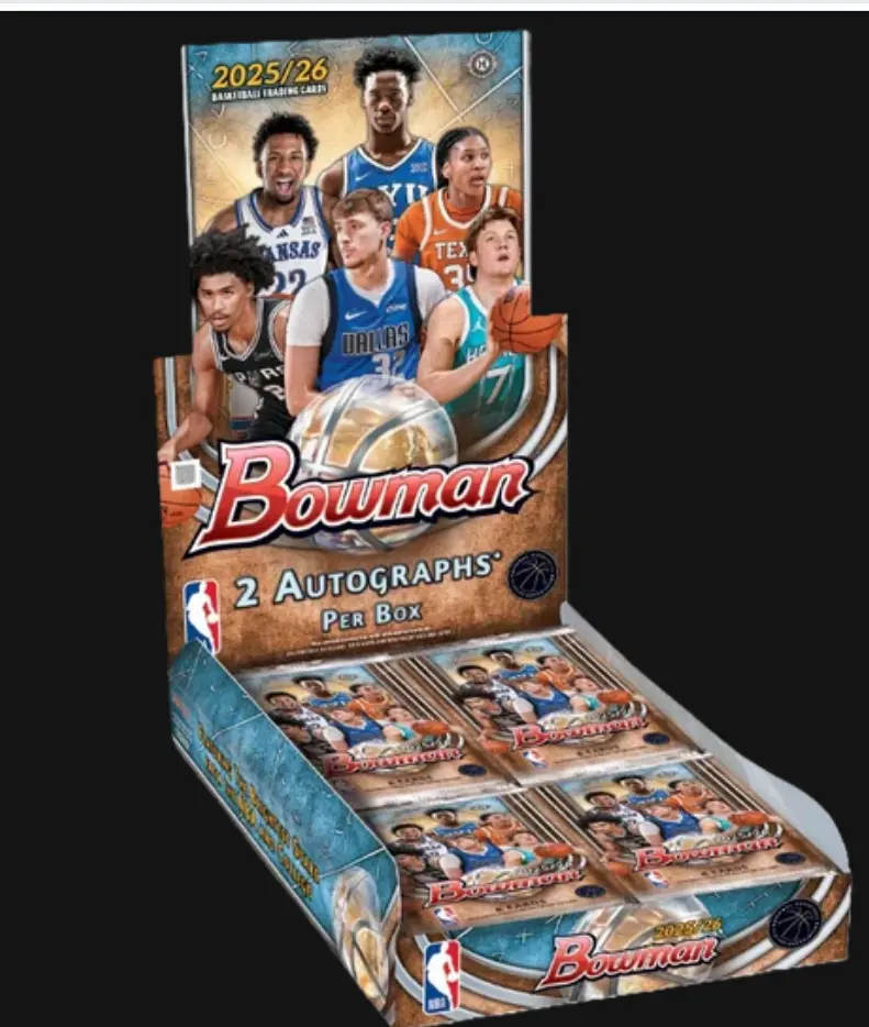 25' - 26' Bowman Basketball Hobby - 2 Autographs Per Box