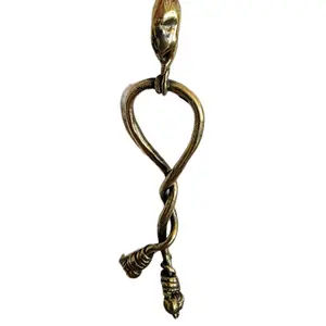 Bronze Twisted-Wishbone Necklace