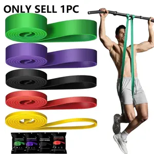 Latex Resistance Band Pull-Up Trainer, Home Gym Fitness Rubber Expander Ring, Strength Training Aid, Workout Equipment for Exercise