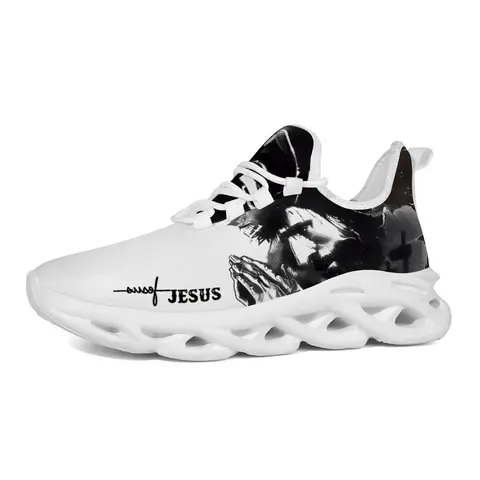 Exclusive Jesus Signature Men's Casual Shoes Sneaker Shoes with Unique Print, Artistic Design, Versatile Colors & Distinctive Sole Casual Style Footwear