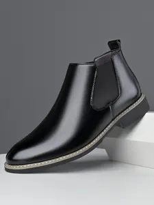 Men's Chelsea Boots Autumn Winter New Style Short Boot Business Casual Fashionable Men's Shoes, Trendy Versatile Footwear