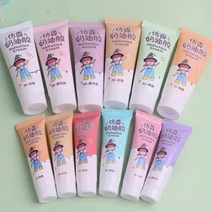 Cream Glue Set 3 Pack/6 Pack/12 Pack (random Colors), Decoden Fresh Cream Glue, Realistic Fake Cream Glue, DIY Decoden Cream for Crafts & Phone Case Decor, Art Supplies