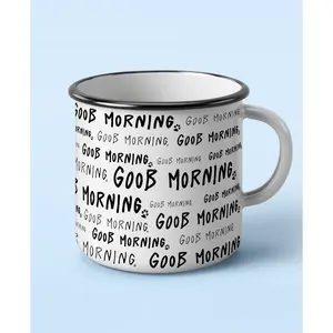 Goob Morning Enamel Mug